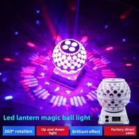 Lanternes LED Magiques Colorées pour Fêtes, KTV et Usage Domestique - Lumière de Scène Rotative à Commande Vocale, Tension Universelle, Indice de Protection IP