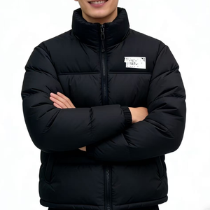 Veste d'hiver courte matelassée décontractée pour femme <span class=keywords><strong>North</strong></span> City, coupe ample, avec manches longues, fermeture éclair intégrale, <span class=keywords><strong>face</strong></span> lisse - Product Image 4