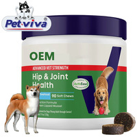 Complément Avancé pour Hanches et Articulations des Chiens : Glucosamine, Acide Hyaluronique, Palourde à Lèvres Vertes, Oméga-3 – Comprimés à Mâcher à Absorption Rapide