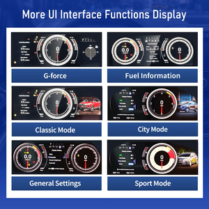 Écran numérique LCD 12,3 pouces pour tableau de bord Toyota Innova 2016-2022 – Amélioration du cockpit virtuel et du compteur de vitesse - Product Image 5