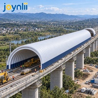 Tentes modulaires hermétiques à grande portée, abri gonflable pour le durcissement du béton et la construction