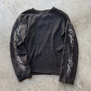 Luxury Wholesale Vintage Washed <strong>Waffle</strong> Long Sleeve T-<strong>shirt</strong> 260 Gsm Custom Logo T <strong>Shirt</strong> for Unisex - Product Image 4