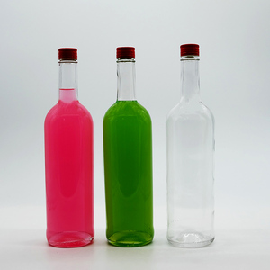 Fábrica al por mayor de moda etiqueta personalizada varias capacidades <span class=keywords><strong>botella</strong></span> de vidrio de whisky vacía con tapón de vino de corcho para bebida de whisky - Product Image 2