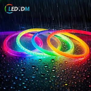 360 <span class=keywords><strong>Tube</strong></span> Néon IP67 Étanche 100% Silicone Pur 13mm 20mm 22mm 25mm Sans Points Blanc CCT RVB Adressable Led Néon Lumière - Product Image 5