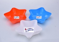 Plateau rond en plastique sans BPA assiette ronde en plastique plat alimentaire en plastique pour collation