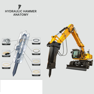 Kit de Vedação para Rompedor Hidráulico Indus <span class=keywords><strong>Furukawa</strong></span> F27 F35 F45 Fabricado na China, Kit de Vedação de Óleo para Cilindro de Martelo Hidráulico de Alta Qualidade - Product Image 6