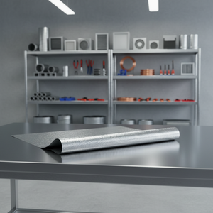 Feuille d'isolation en aluminium pour la réflexion thermique des toits, des murs, des systèmes HVAC, des applications industrielles et d'emballage - Product Image 1