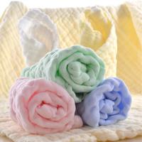 Custom 100% Cotton Baby Muslin Washcloths Small Waffle Face Towel for Newborn Bath Compressed and Disposable