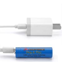 Batterie au lithium-ion personnalisée rechargeable Aa taille 1800mwh Micro Usb chargeant des batteries 1.5v Aa