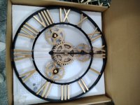 2027 Zhongpin Bestseller Heimuhrenmaschine Neuerscheinung Metall Top-Auswahl 40cm Wanduhr