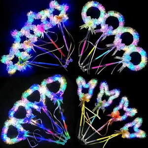 Hot Selling Glowing Toy Fairy Stick Nachtlicht Flash Zauberstab Weihnachts feier Performance Requisiten Konzert Led Glow Sticks