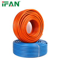 Tuyau de plomberie PEX IFAN de bonne qualité, OEM ODM, 16-32 mm, couleur orange, gris, bleu, tube PEX laser, tuyau PEX en aluminium et plastique
