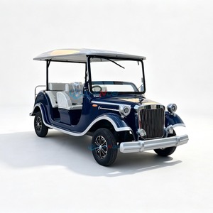 Aceptamos pedidos de coches eléctricos clásicos personalizados. Alta calidad. Precio bajo. 2+1 filas. Color azul. Transporte especial / Vehículo eléctrico - Product Image 1