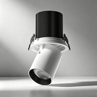 Plafonnier encastré LED escamotable pour la maison ou l'hôtel, décoration intérieure, projecteur certifié CE