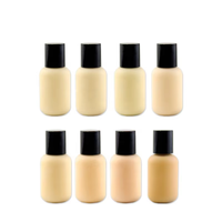 Fond de teint liquide mat vegan longue tenue, waterproof, illuminateur, avec écran solaire, pour peaux foncées, 16 couleurs, marque privée OEM