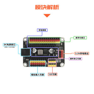 Módulo Nano 3.0 ATMEGA328P, Placa Controladora Negra con el Antiguo Bootloader, Controlador USB Tipo-C CH340 D25 - Product Image 4