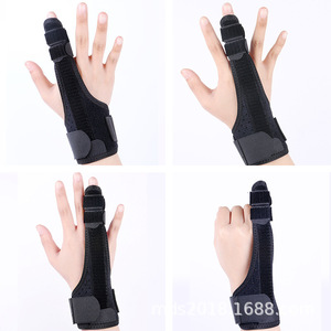 Attelle de soutien des doigts pour la correction des fractures et entorses de l'index et du majeur avec dispositif de fixation à plaque en acier, taille ML - Product Image 5
