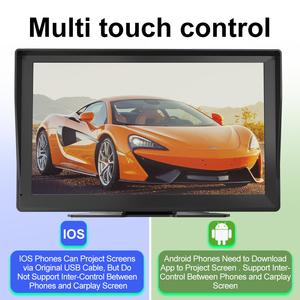 Portable Desktop GPS Navigator 9 Inch Touch Screen <b>Stereo</b> MP5 Player Support Wireless Android Auto and Carplay - Product Image 3