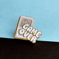 Ensemble de broches de console de jeu portable personnalisé en usine cadeau d'amant d'arcade pour anniversaire manette de jeu rétro insigne de broches en métal émaillé souple
