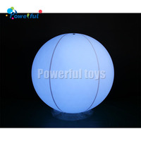 Ballons interactifs commerciaux à couleur changeante/éclairage LED contrôle tactile foule gonflable Zygote Party ballon