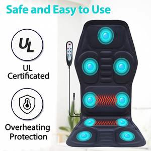 Venta caliente recargable Shiatsu multifuncional amasado masaje corporal asiento de coche respaldo vibración calefacción nuevo producto - Product Image 6
