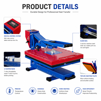 Presse à Chaud Coulissante de Haute Qualité 16*20 Pouces pour Sublimation et Transfert Thermique sur T-shirts et Vêtements