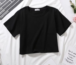 Lavé Nouveau Style Logo Personnalisé Haute Qualité Gradation T-shirts 100% Coton Blanc Vintage T Shirt Cropped t Shirt Hommes - Product Image 5