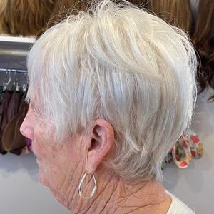 Kül sarı saç adet yüksek kalite avrupa İnsan saç <span class=keywords><strong>toppers</strong></span> inceltme saç - Product Image 3