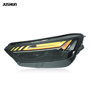 Jushun Audi Q5 Headlight Assembly <b>Led</b> <b>Projector</b> Daytime Running <b>Lights</b> Sequential Turn Signals 2021-2024 - Product Image 1