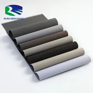 China Factory Korea Style 100% Polyester Solid Color Zebra Blind Blackout Fabric For Window Blind