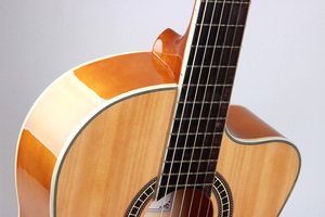 OEM Cutaway <span class=keywords><strong>chitarra</strong></span> <span class=keywords><strong>classica</strong></span> <span class=keywords><strong>4</strong></span>/<span class=keywords><strong>4</strong></span> 39 pollici abete agahis a buon mercato all'ingrosso cina produttore professionale - Product Image 5