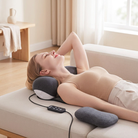 Almohada de Masaje Cervical con Bolsa de Aire, Dispositivo Eléctrico de Tracción Cervical con Calor para el Cuidado del Cuello