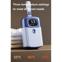 Séchoir à linge portable électrique compact mini à air chaud pour la maison et les voyages, séchage rapide suspendu