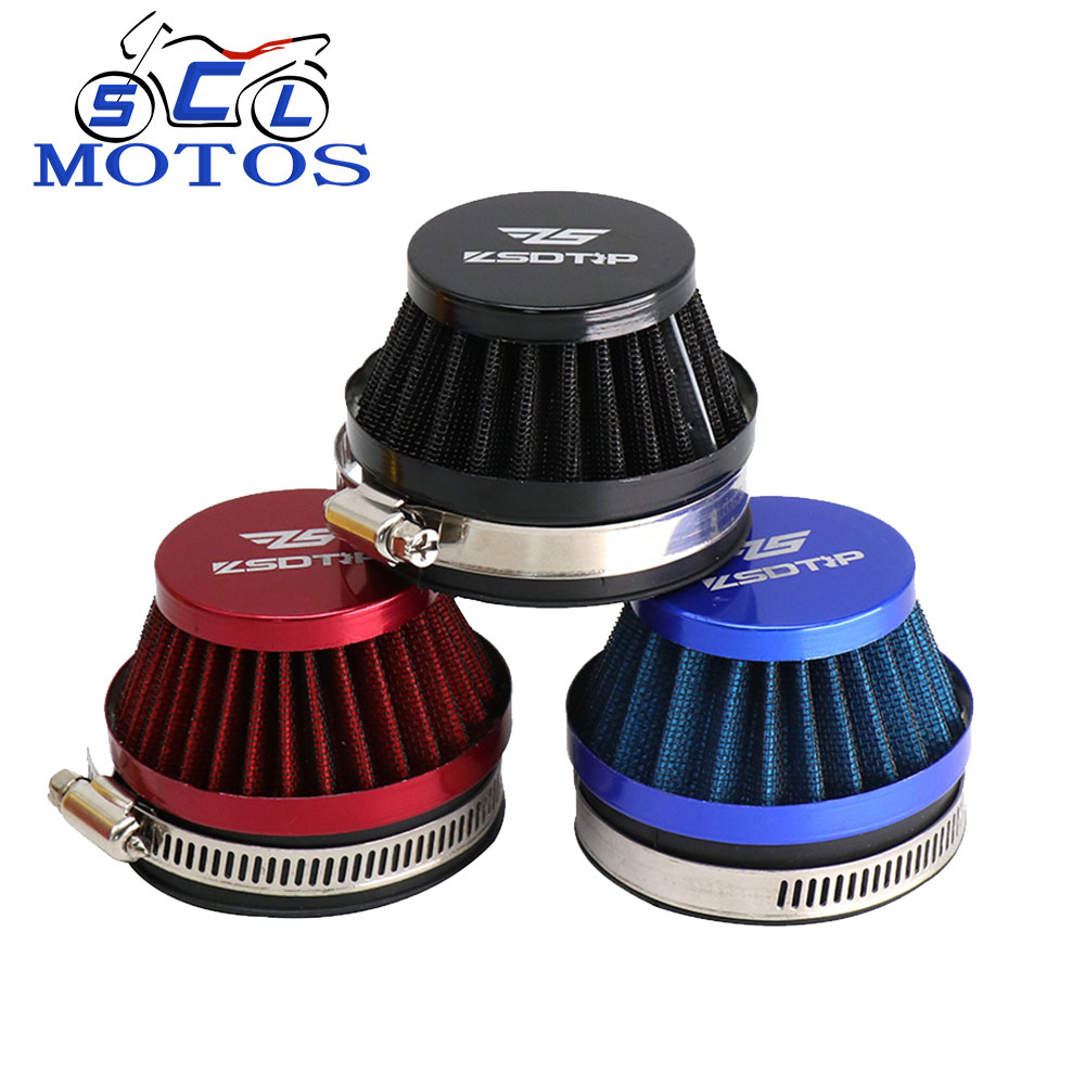 Универсальный Воздушный фильтр для мотоцикла, 48/60 мм, конический очиститель, подходит для большинства моделей 70 куб. См, 90 куб. См, 110 куб. См