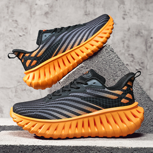 Chaussures de sport unisexes personnalisées, respirantes et légères, en maille, pour hommes, à lacets, pour la course, le jogging, les baskets décontractées et la marche - Product Image 3