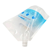 Sac à eau transparent de qualité alimentaire avec bec verseur, personnalisable, portable, 5L – Offre Spéciale