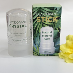 Private Label Alum <strong>Stick</strong> Potassium Alum Block Antiperspirant Stone Crystal <strong>Deodorant</strong> 100% Natural Unisex Alum Strength Factory - Product Image 1