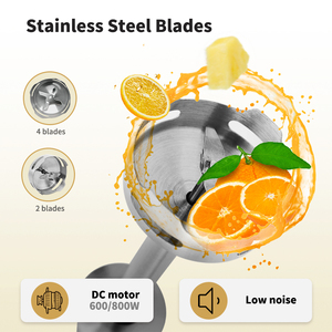 USB powered điện sưởi ấm thực phẩm Bộ vi xử lý máy xay sinh tố kỹ thuật số chống nhỏ giọt hệ thống cho toàn bộ trái cây <span class=keywords><strong>Veg</strong></span> nước trái cây khai thác máy ép trái cây - Product Image 4