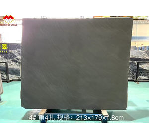 Une usine chinoise propose des carreaux de marbre gris pomme de <span class=keywords><strong>Lyon</strong></span> bloc poli moderne grande dalle pour hôtel Offre Spéciale marbre de pierre de sable naturel - Product Image 2