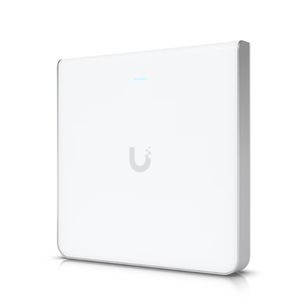 Point d'accès Wi-Fi 6E tri-bande Ubiquiti UniFi U6-Enterprise-IW avec commutateur 4 ports, liaison montante 2,5 GbE, alimentation PoE+, plus de 600 utilisateurs - Product Image 1