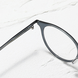 Monturas de Gafas Redondas con Aro Completo, Color Marrón Sólido, Unisex, Ligeras, para Corrección de la Visión, Adultos, para Todas las Formas de Rostro - Product Image 4