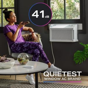 Aire Acondicionado de Ventana Profile ClearView 8300 Btu, Unidad de Refrigeración Inteligente para el Hogar, Blanco, 115 Voltios - Product Image 3