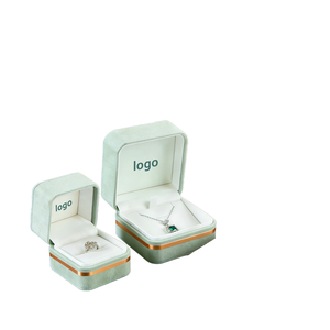 Luxury Plastic Jewelry <b>Box</b> with Buckle Closure Modern Design Premium <b>Box</b> for Rings and <b>Necklaces</b> - Product Image 4