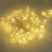 Guirnalda de Luces LED Impermeable IP67 de PVC SMD3030 120LED/m, Guirnalda de Luces de Estrella Lunar para Decoración de Interiores, Bodas, Fiestas, Ramadán, Habitaciones, Regulable
