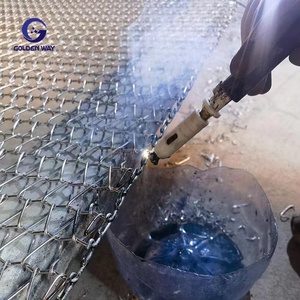 Thực phẩm cấp nặng băng tải xoắn ốc dây thép không gỉ lưới 304 316 Lò nướng bánh Pizza vành đai băng tải lưới kim loại - Product Image 5