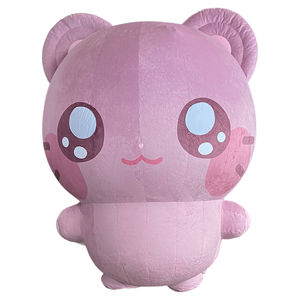 ชุดหมีเป่าลมรูปสัตว์การ์ตูนกำหนดเองได้ชุดมาสคอตสำหรับโฆษณาชุดมาสคอตพร้อมพัดลมลูกโป่งเป่าลมขนาดใหญ่ - Product Image 5