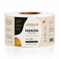 Étiquettes personnalisées adhésives pour gel douche/shampoing/savon liquide, autocollants imperméables en feuille d'or métallique pour emballages de pots et bouteilles de cosmétiques