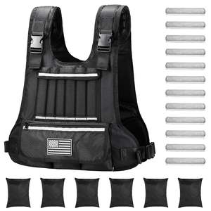 Chaleco Táctico Personalizado al por Mayor, de Poliéster Resistente, con Peso Ajustable, para Entrenamiento de Fuerza y Fitness - Product Image 1