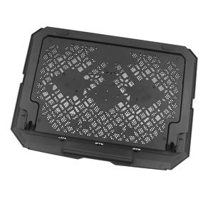 <span class=keywords><strong>Refroidisseur</strong></span> d'ordinateur <span class=keywords><strong>portable</strong></span> pliable à double ventilateur réglable en hauteur avec ports USB, support de refroidissement de 15 <span class=keywords><strong>pouces</strong></span> - Product Image 4