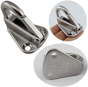 Acero inoxidable 316 Marine <span class=keywords><strong>Fender</strong></span> Spring Hook Fending Hook Boat Hardware - Product Image 2